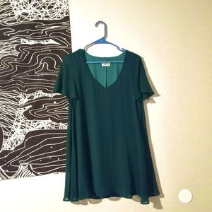 Show Me Your MuMu Kylie Mini Dress in Emerald